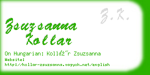 zsuzsanna kollar business card